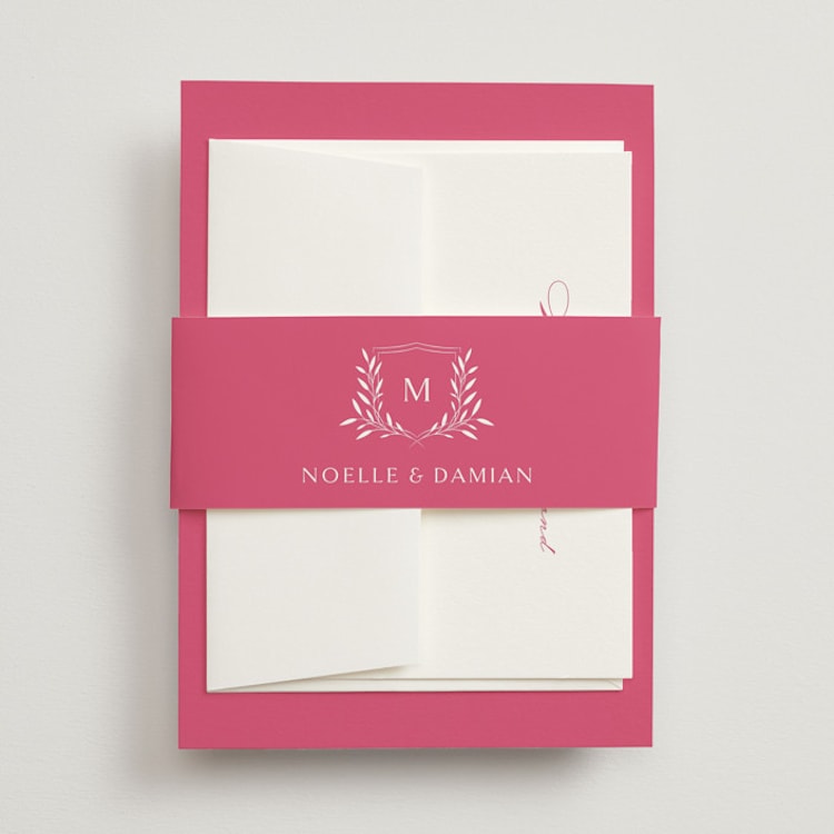 "Everlasting" - Belly Bands in Carnation by Jennifer Postorino - Front
