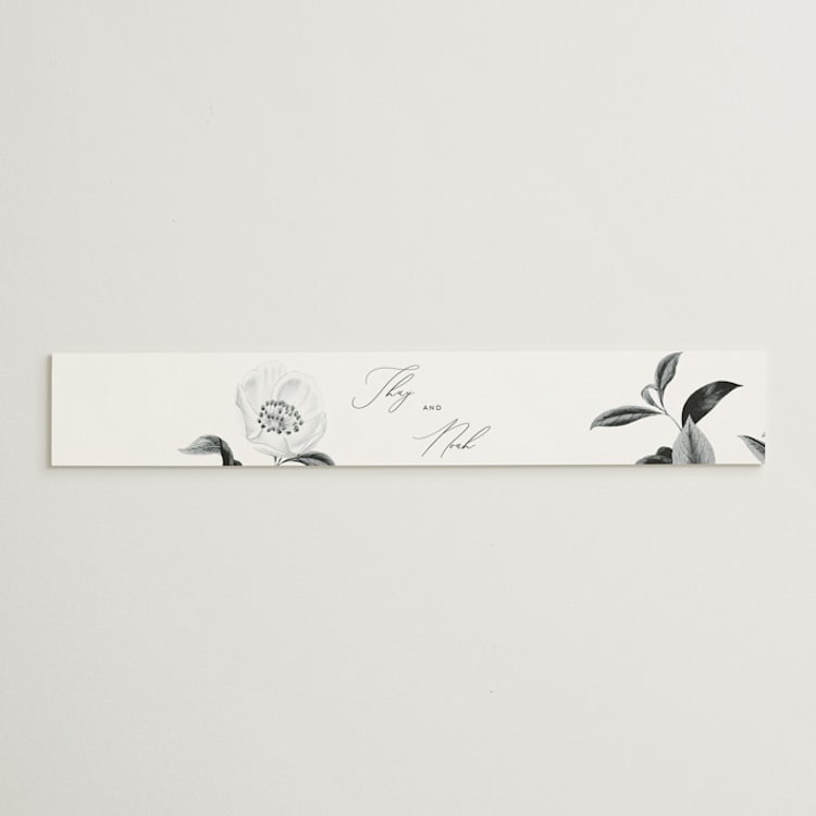 "la noce" - Belly Bands in Ink by Design Lotus - Front
