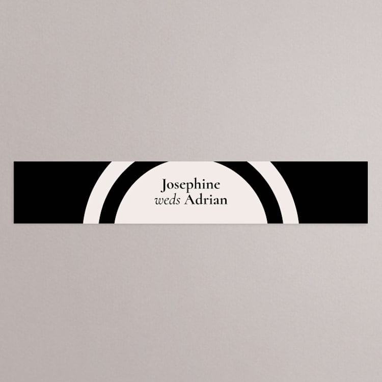 "view to behold" - Belly Bands in Onyx by letterfix - Front