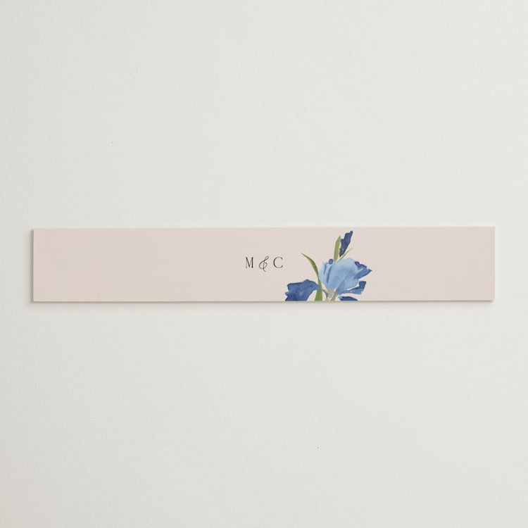 "Irises" - Belly Bands in Natural by Everett Paper Goods - Assembled