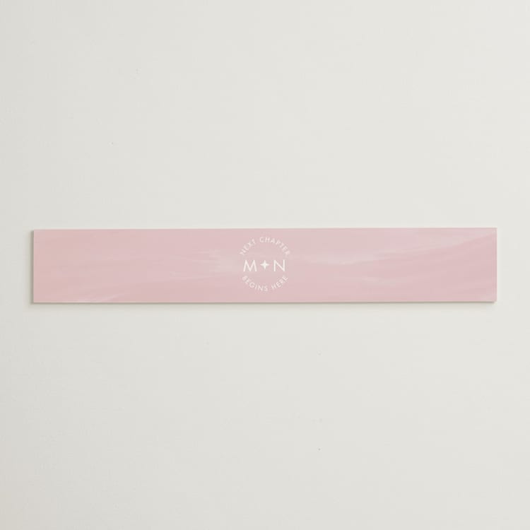 "Glisten" - Belly Bands in Rose Quartz by Sam Dubeau - Front