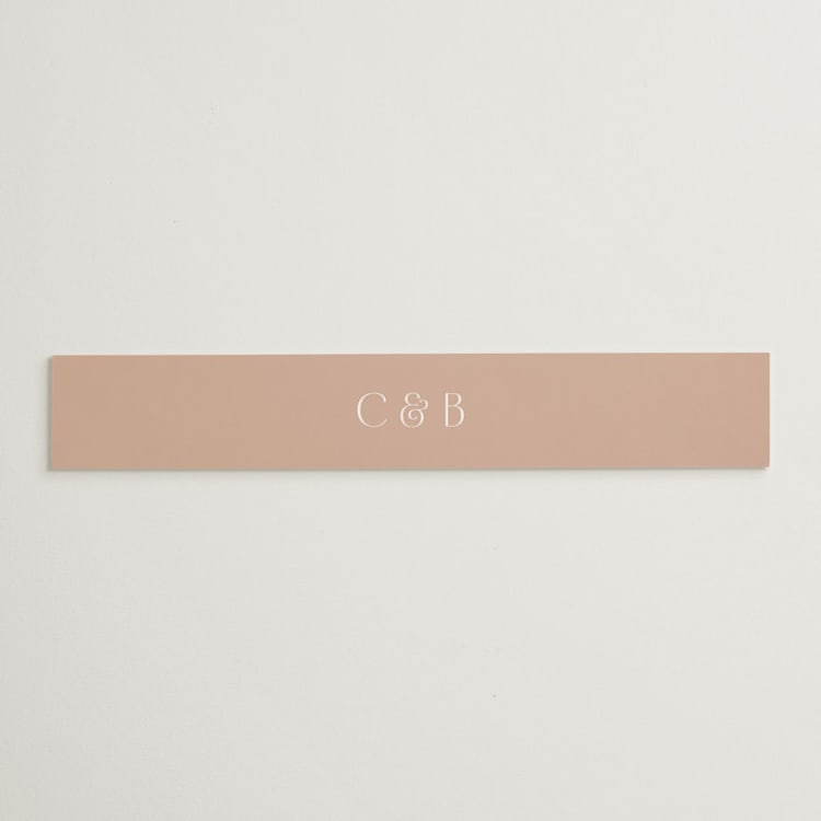 "Overlap" - Belly Bands in Terracotta by Kelly Schmidt - Front
