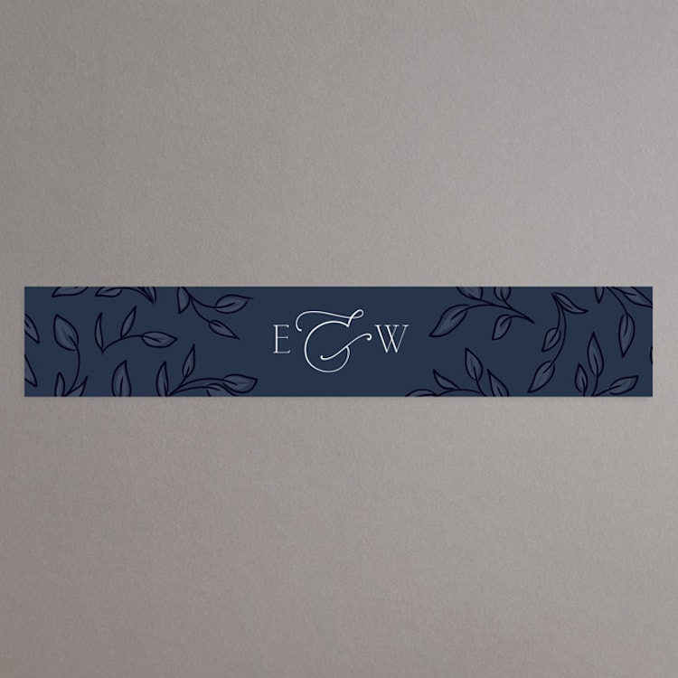 "Forever Intertwined" - Belly Bands in Navy by Lindsay Stetson Thompson - Front