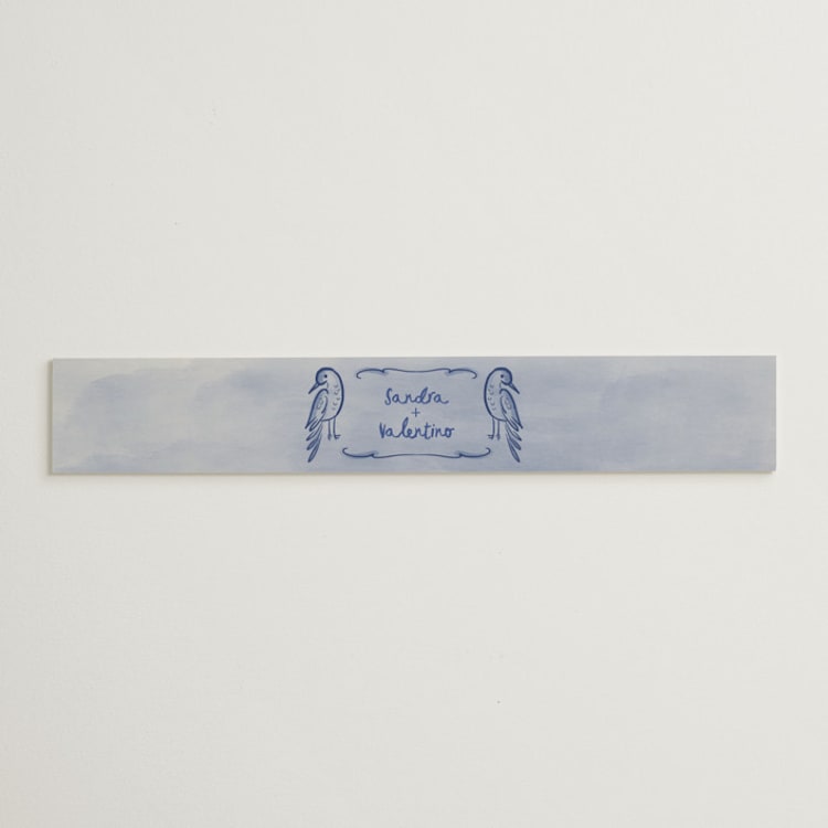 "Santa Catalina" - Belly Bands in Marseille Bleu by Ani Somi - Front