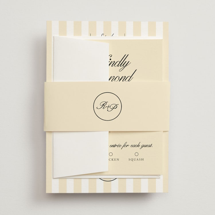"Elegant and Formal" - Belly Bands in Sunshine by Jen Ramsey - Front