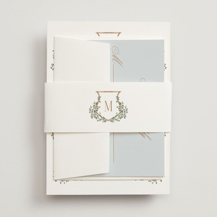 "Arbour" - Belly Bands in Lake by Leah Bisch - Front