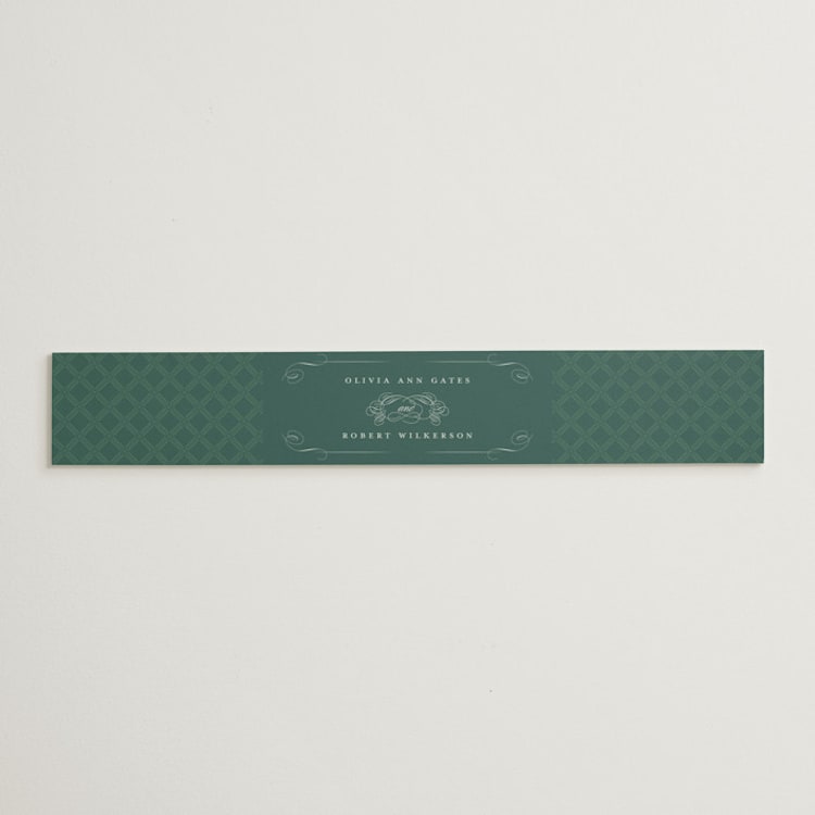 "Chantilly" - Belly Bands in Emerald by Kimberly Morgan - Front