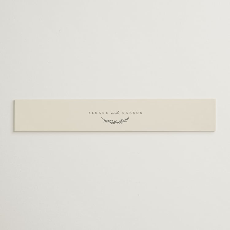 "Branched" - Belly Bands in Almond by Brianne Larsen - Front