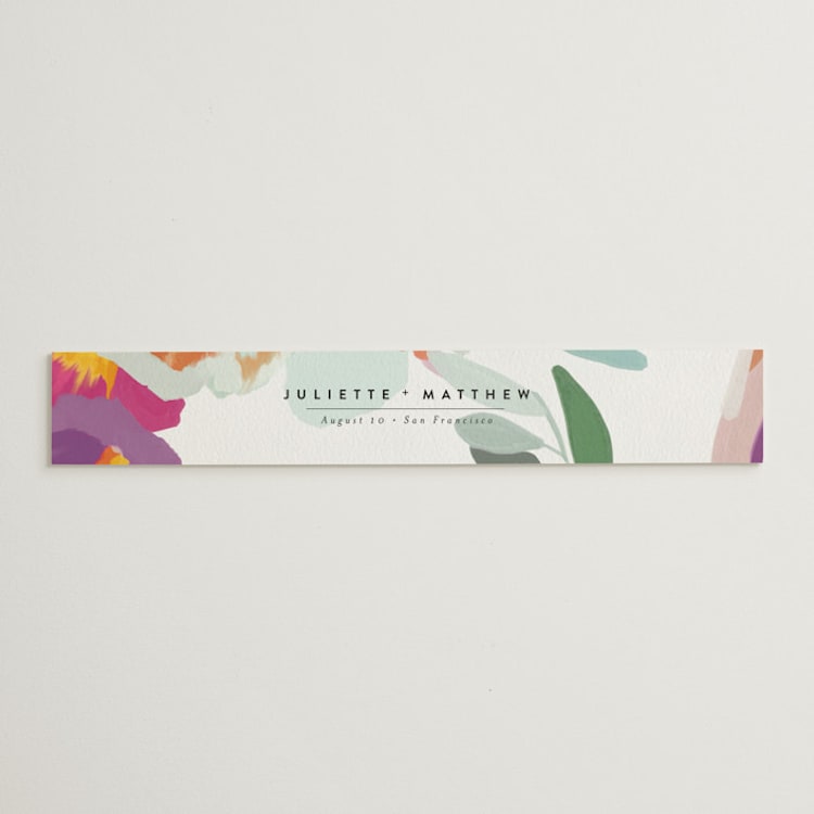 "Abstract Florals" - Belly Bands in Bouquet by Maria Hilas-Louie - Front