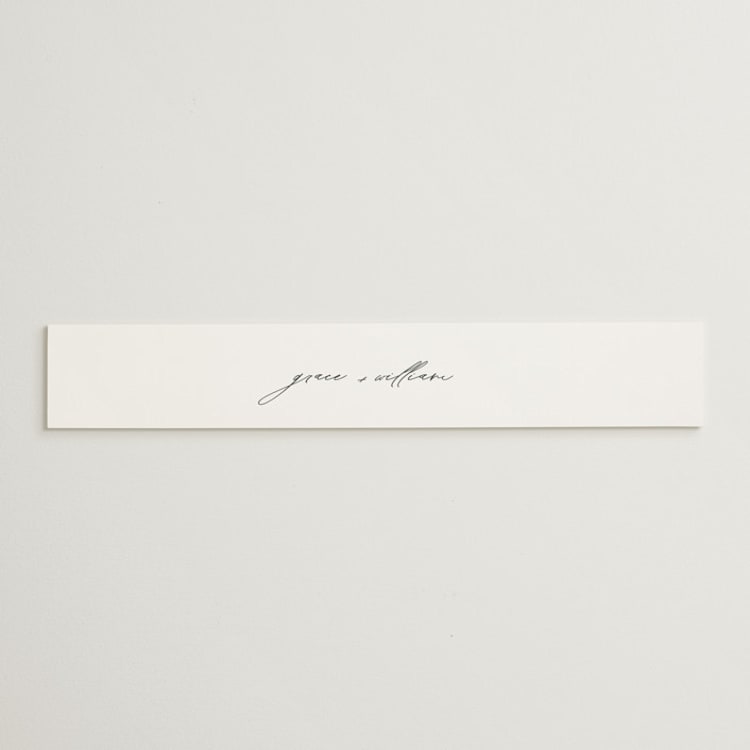 "Delicate Script" - Belly Bands in Cotton by Angela Thompson - Front