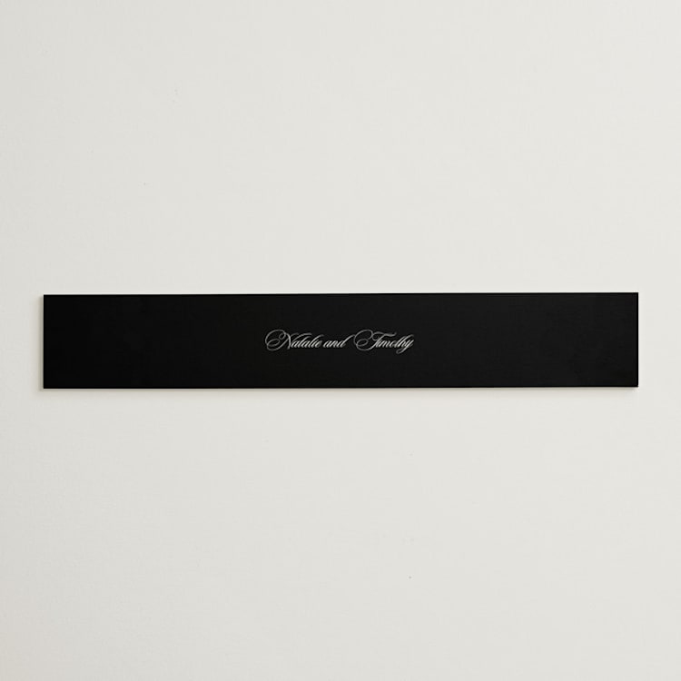 "Sincerity" - Belly Bands in Noir by Kimberly FitzSimons - Front
