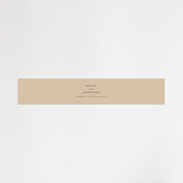 "Simply Modern" - Belly Bands in Jade by Something Noir - Front
