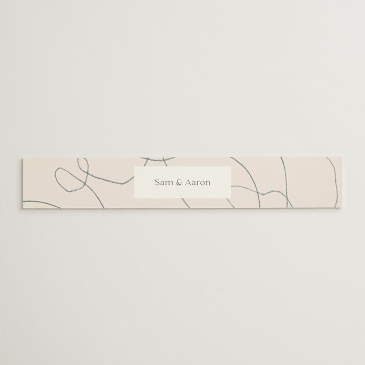 "Blue Jean Baby" - Belly Bands in Ocean by Chelsea Petaja - Front