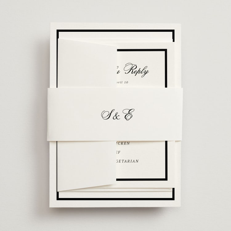 "Chic Union" - Belly Bands in Mystic Raven by Cass Loh - Front
