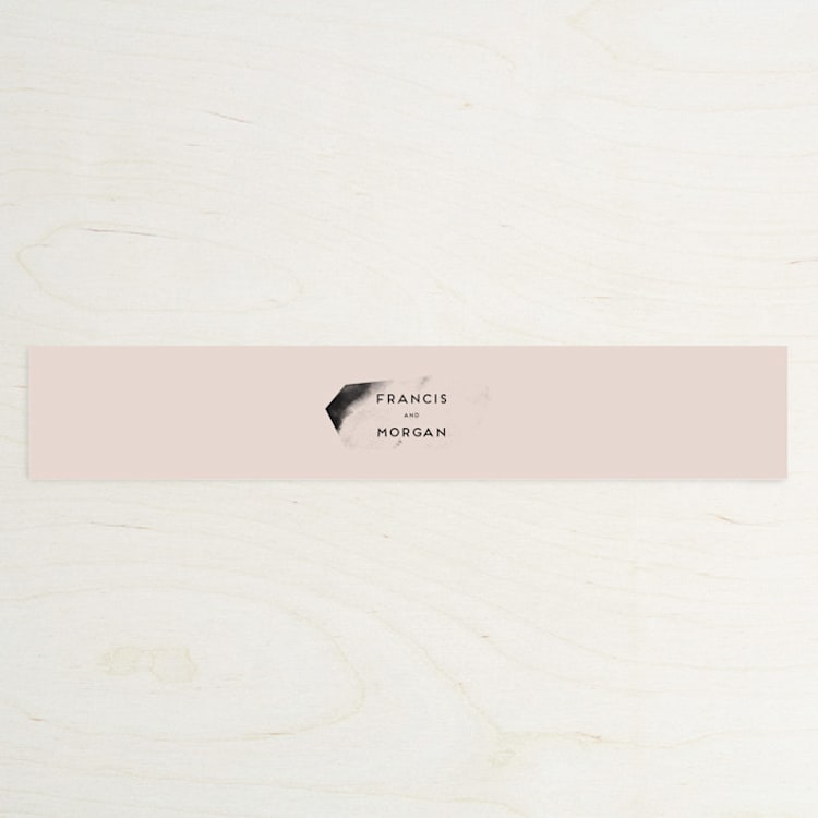 "love is strong" - Belly Bands in Onyx by Aspacia Kusulas - Front