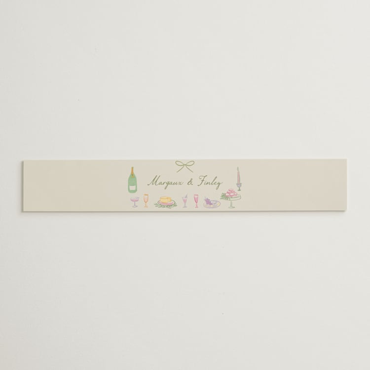 "Dining" - Belly Bands in Olive by Elly - Front