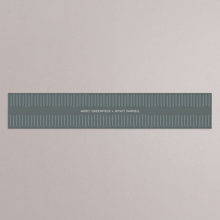 "Postale" - Belly Bands in Ebony by Ann Gardner - Front