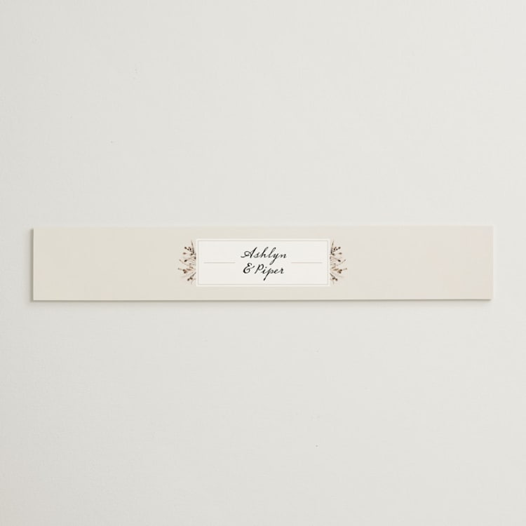 "Gone To Seed" - Belly Bands in Taupe by Honeybunch Studio - Front