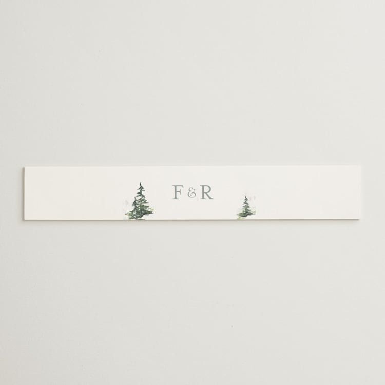"On the Slopes" - Belly Bands in Fog by Mere Paper - Front