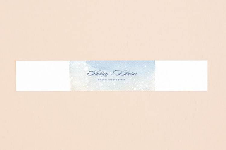 "Beachy" - Belly Bands in Ocean by Rebecca Daublin - Front