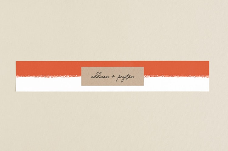 "Joyfully Ever After" - Belly Bands in Tangerine by Faith Harlow - Front