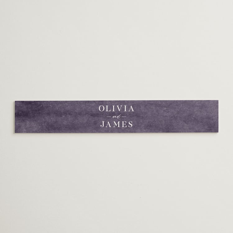 "Garden Stroll" - Belly Bands in Lilac by Creo Study - Front