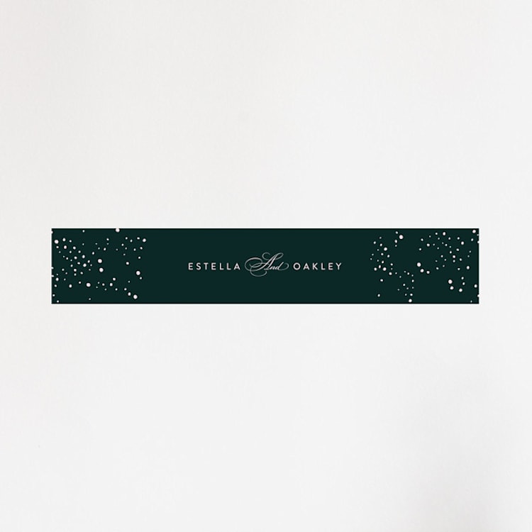 "Forest Foliage" - Belly Bands in Deep Forest by Eve Schultz - Front