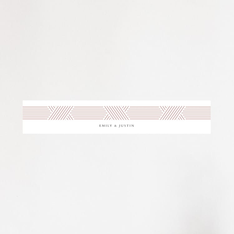 "Tara" - Belly Bands in Blush by Kampai Designs - Front