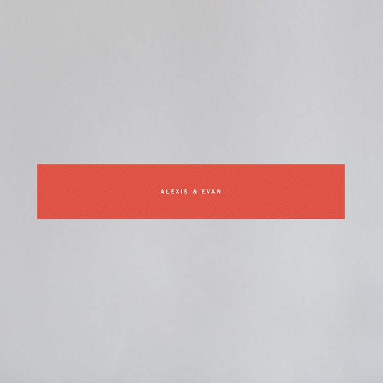 "Alexis" - Belly Bands in Coral by Calee A.H. Cecconi - Front