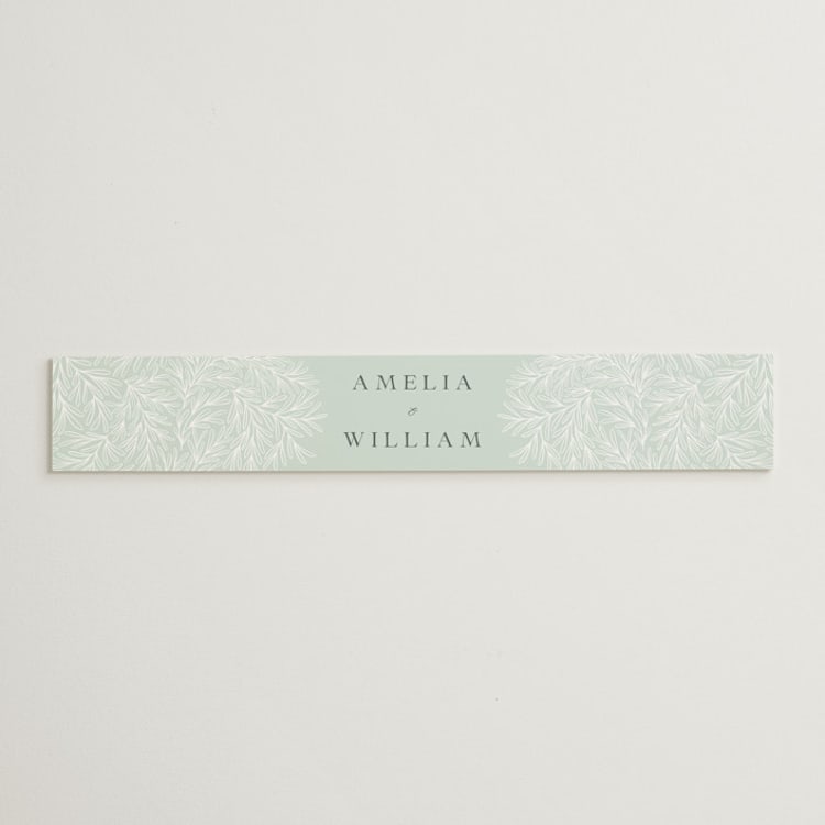 "Fairy Forest" - Belly Bands in Sage by Kristen Knechtel - Front