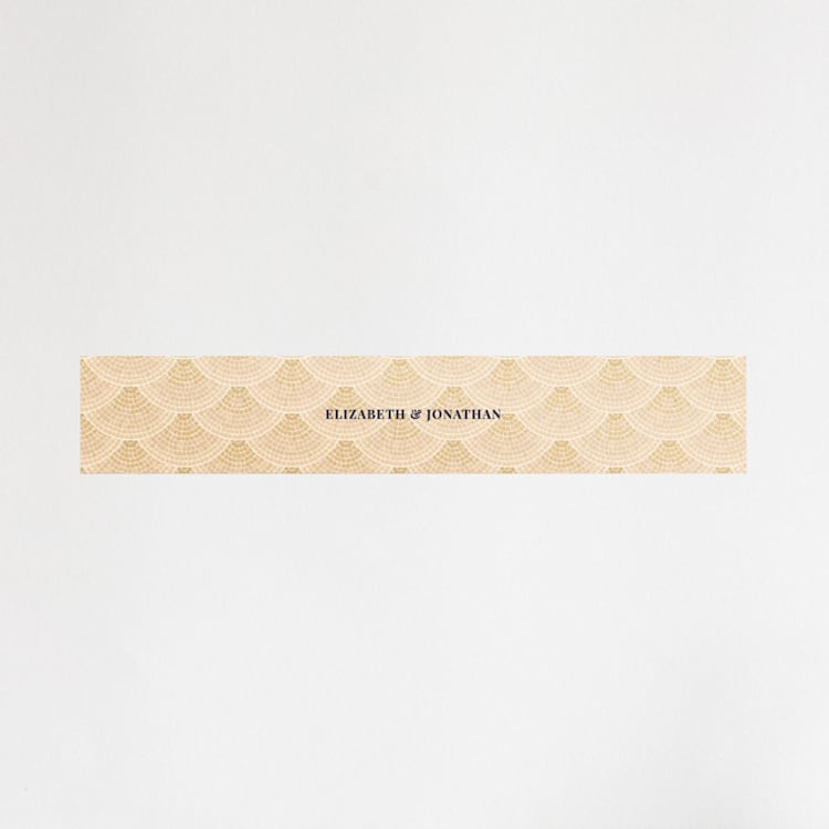 "Mosaic" - Belly Bands in Navy by GeekInk Design - Front