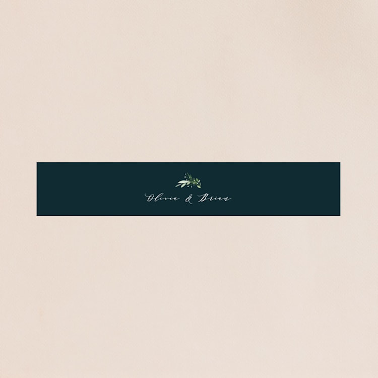 "Fresh Greenery" - Belly Bands in Mystic Forest by Jennifer Postorino - Front