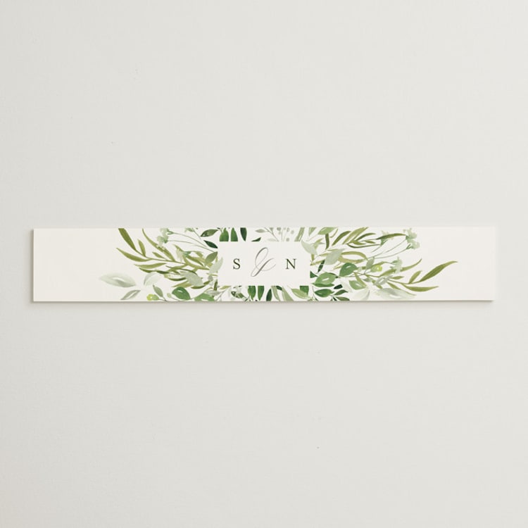 "Verdure" - Belly Bands in Garden by Leah Bisch - Front