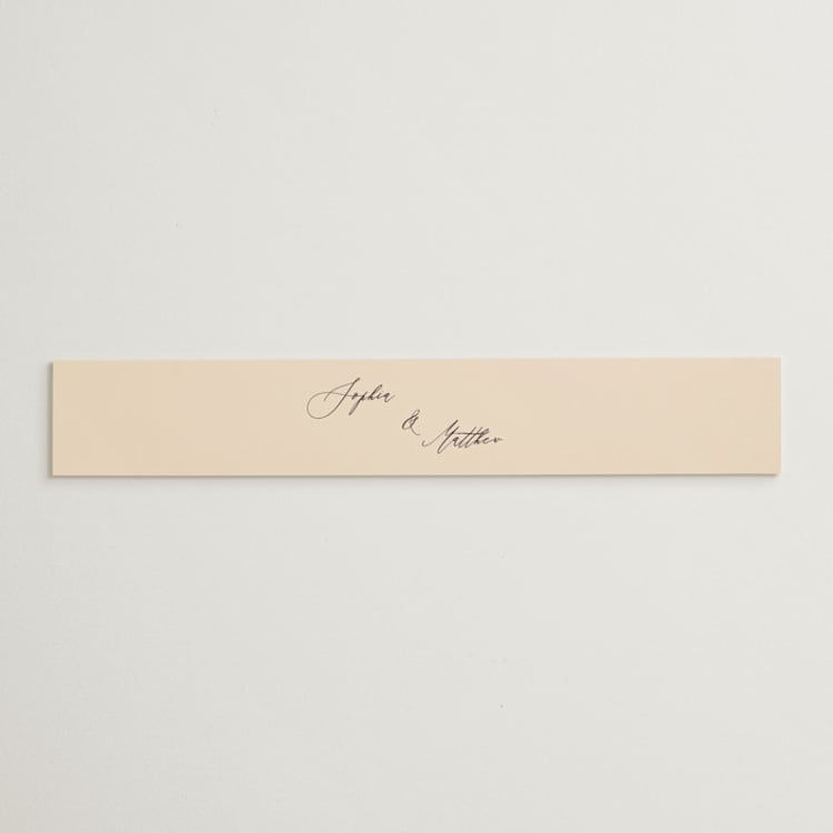 "un mariage photographique" - Belly Bands in Mocha by Benita Crandall - Front