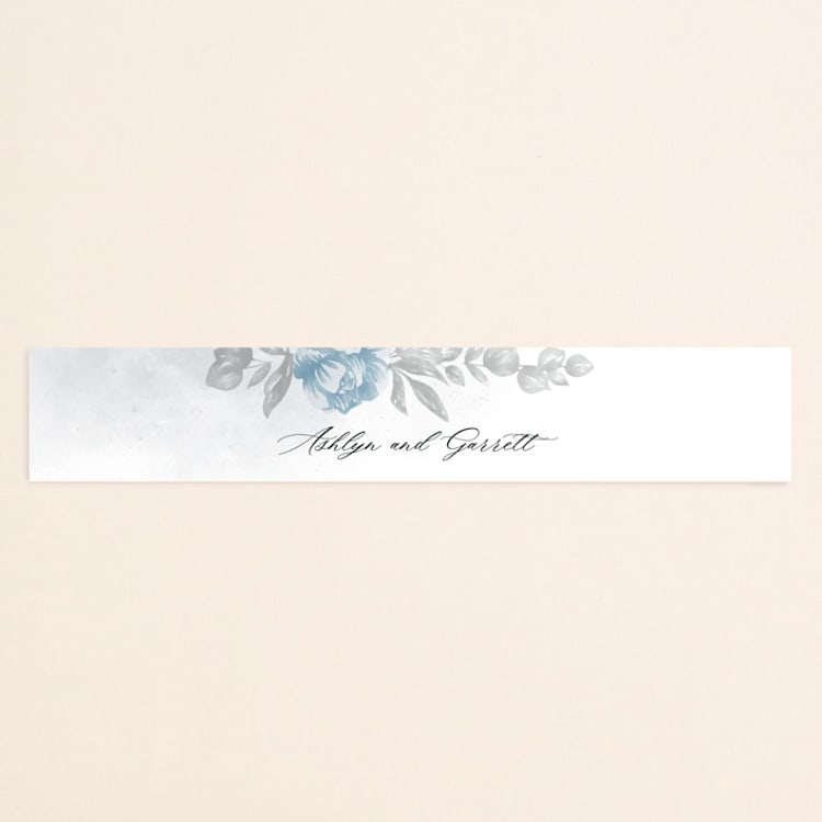 "Peaceful Garden" - Belly Bands in Deep Sea by Jill Means - Front