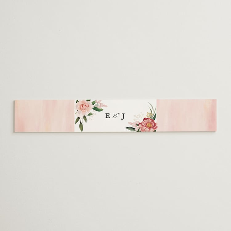 "Blossom" - Belly Bands in Blush by Susan Moyal - Front