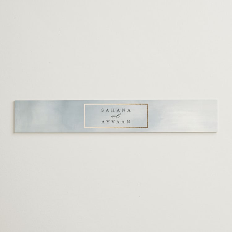 "Gilded frame" - Belly Bands in Pearl by Nicole Walsh - Front