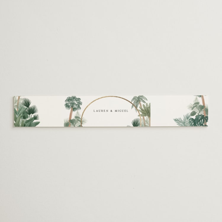 "The Greenhouse" - Belly Bands in Seagreen by Elly - Front
