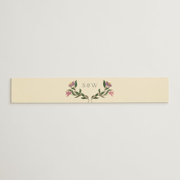 "Gilded Tapestry" - Belly Bands in Midnight Garden by Simona Camp - Front