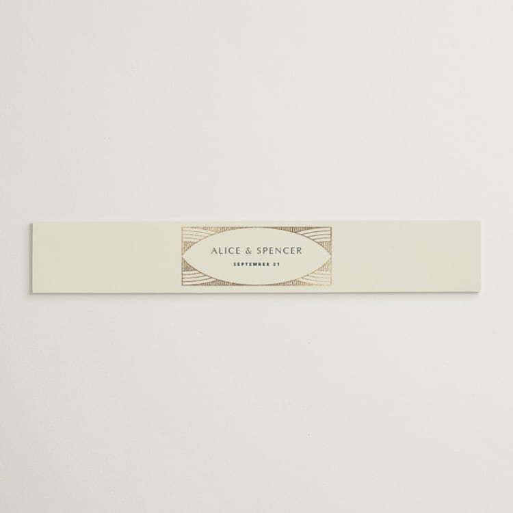 "deco arch" - Belly Bands in Fir by Kindred Fields - Front