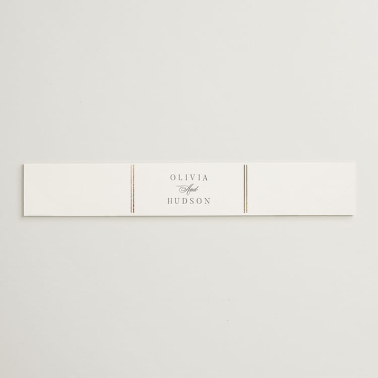 "Classic Elegance" - Belly Bands in Pearl by Nicole Walsh - Front