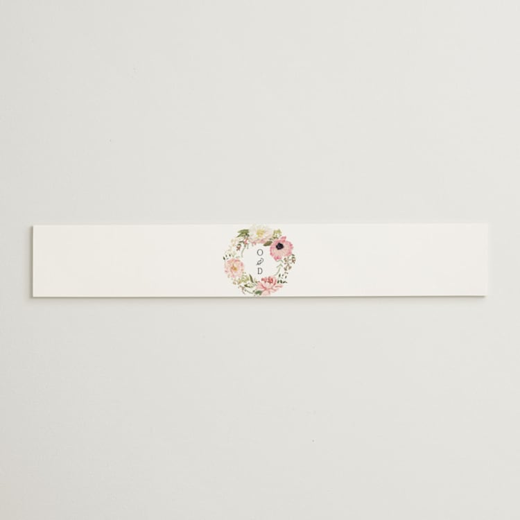 "Timeless Blooms" - Belly Bands in Peony by Susan Moyal - Front