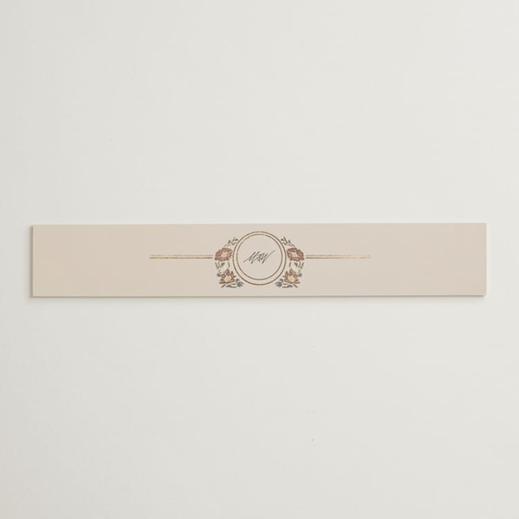 "Timeless Nature" - Belly Bands in Champagne by Ana de Sousa - Front