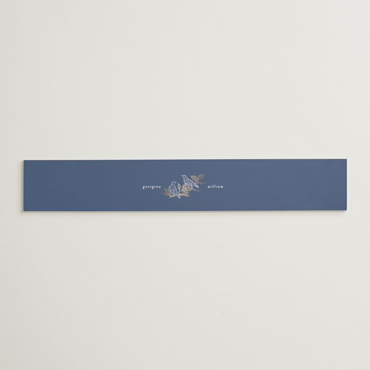 "meet me in the garden" - Belly Bands in Cornflower by Grae - Front