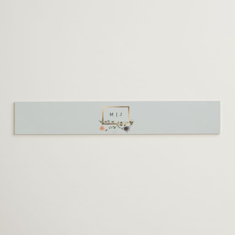 "Blue Garden" - Belly Bands in Mist by Hannah Williams - Front