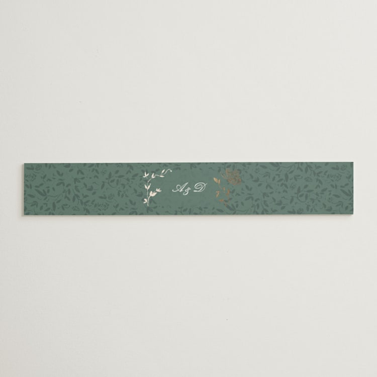 "Southern Romance" - Belly Bands in Eucalyptus by Simona Camp - Front