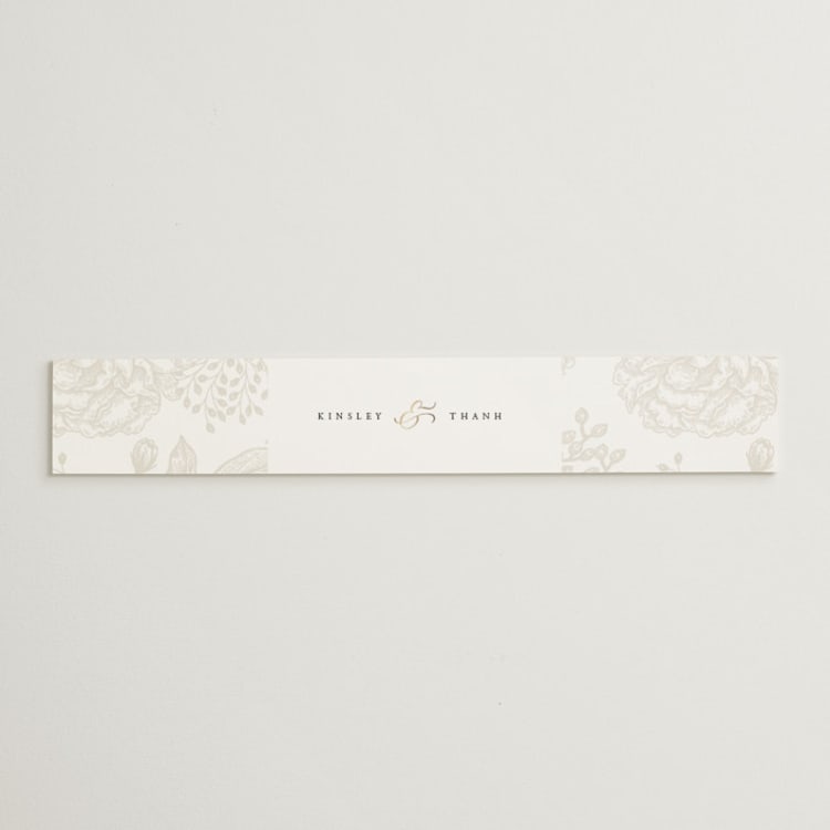 "You & Me" - Belly Bands in Classique by Design Lotus - Front
