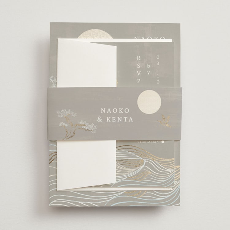 "Asahi" - Belly Bands in Ash by Jelena Vuletic - Front