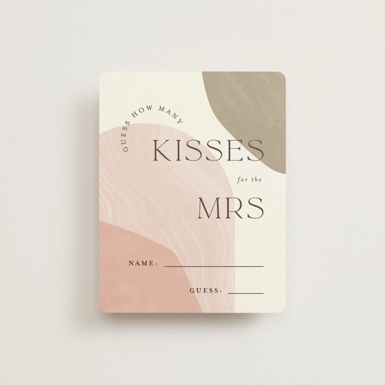 "Arched" - Bridal Shower Insert Cards in Divine by Pixel and Hank - Front