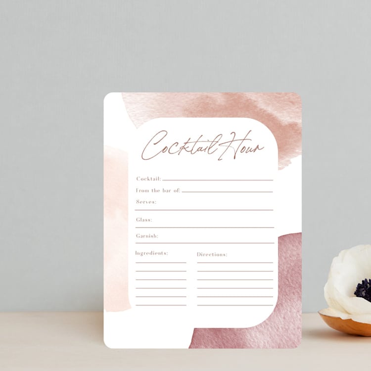 "mod pops" - Bridal Shower Insert Cards in Positano by silverscreen studio - Front